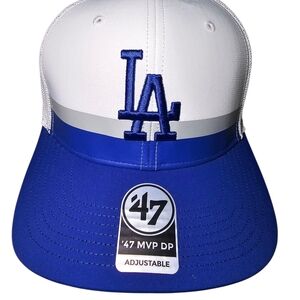 47 Brand Kids LA Blue and White Cap